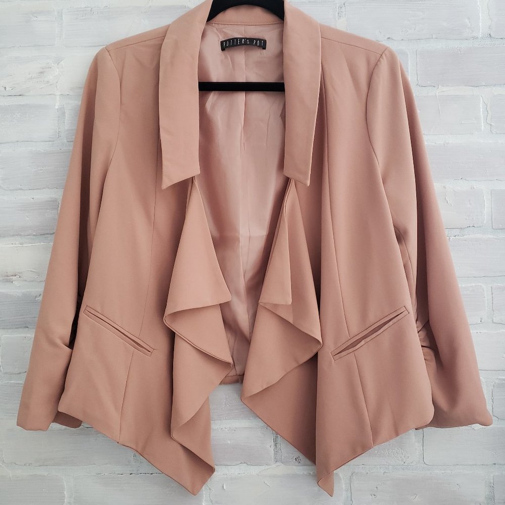 Mauve Drape Blazer NWT